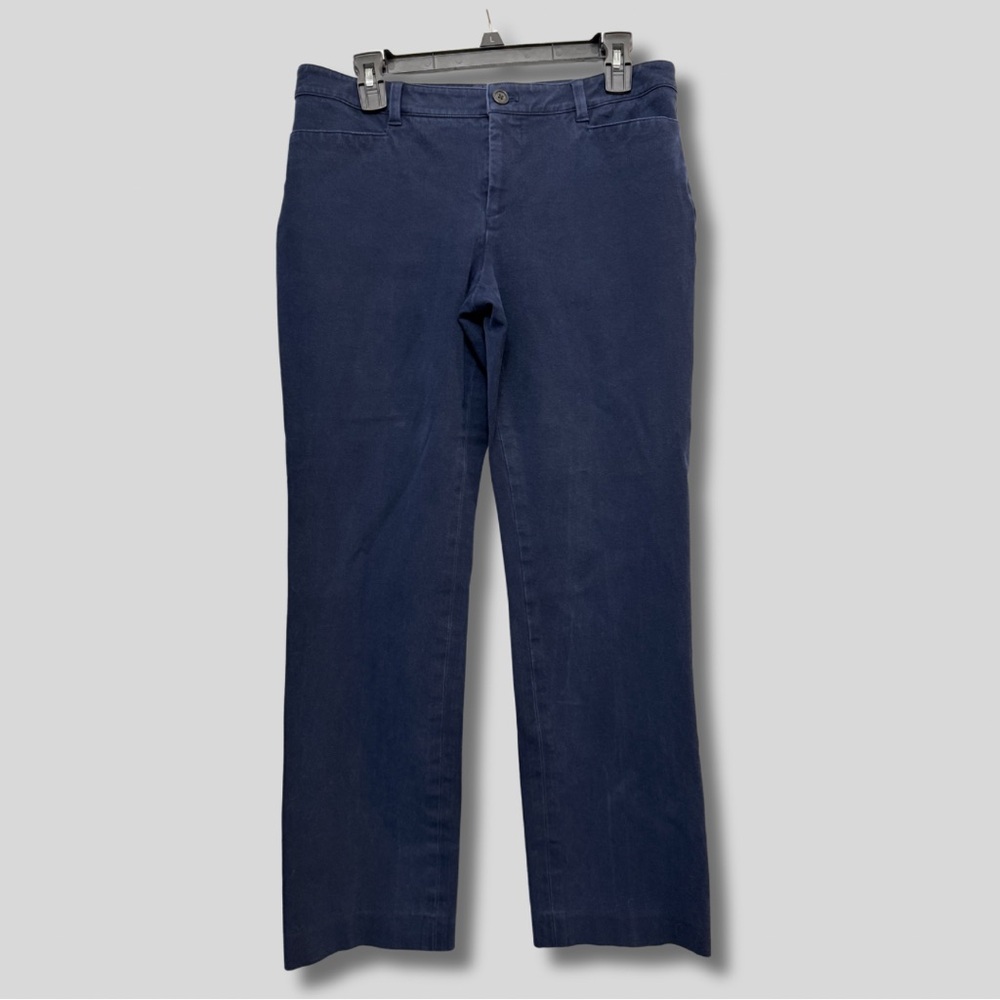 Lauren Ralph Lauren Navy Straight-Leg Women's Stretch Pants